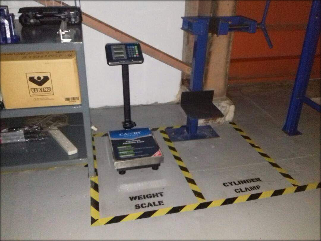 Weight Scale and Clamp